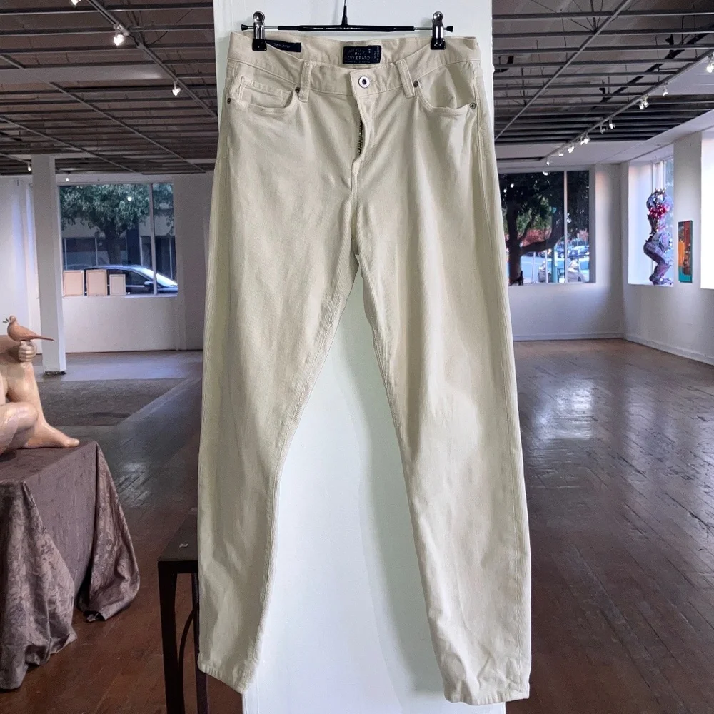 Lucky Sofia Skinny cream corduroy pant - Picture 1 of 9